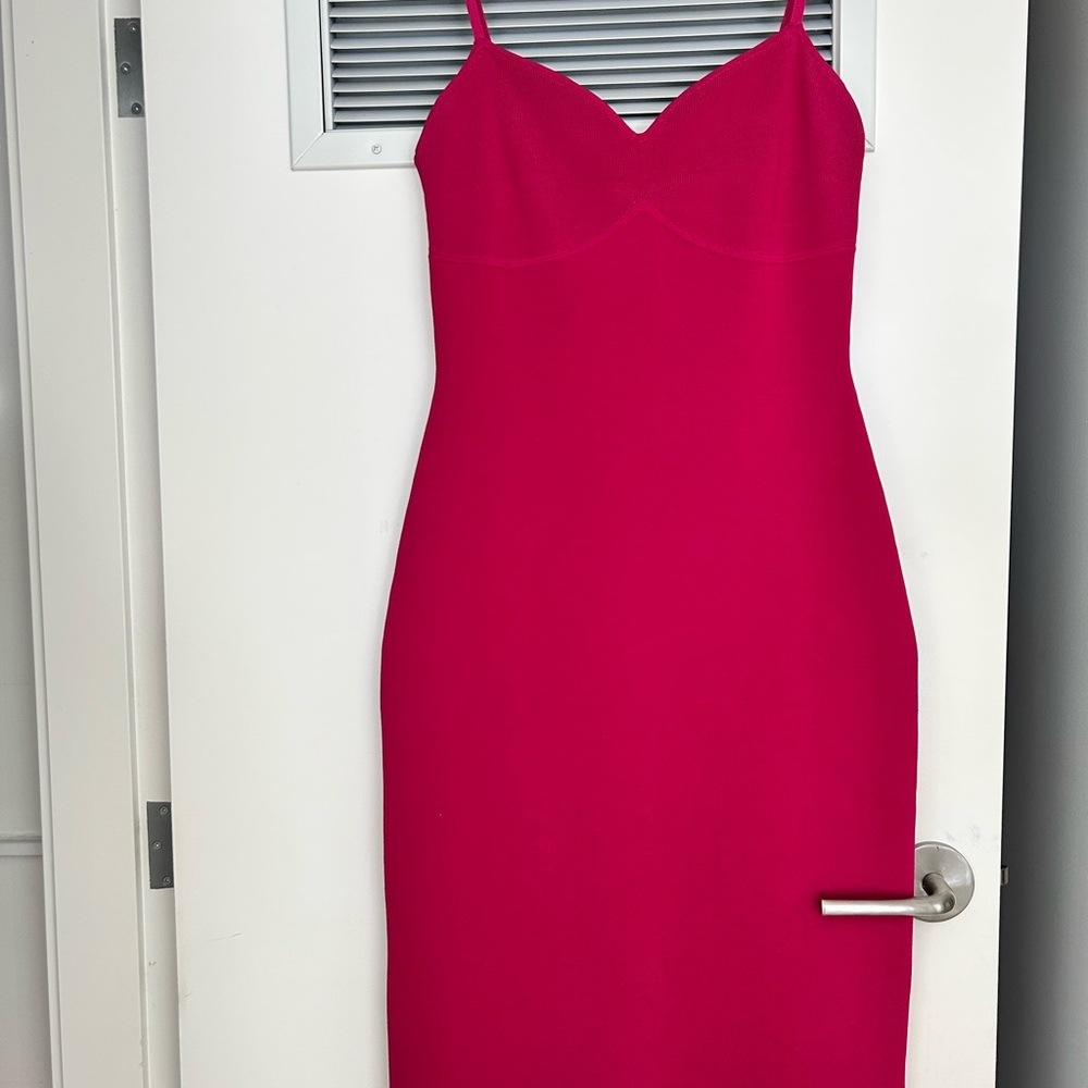 Babaton Fuchsia Sleeveless Dress